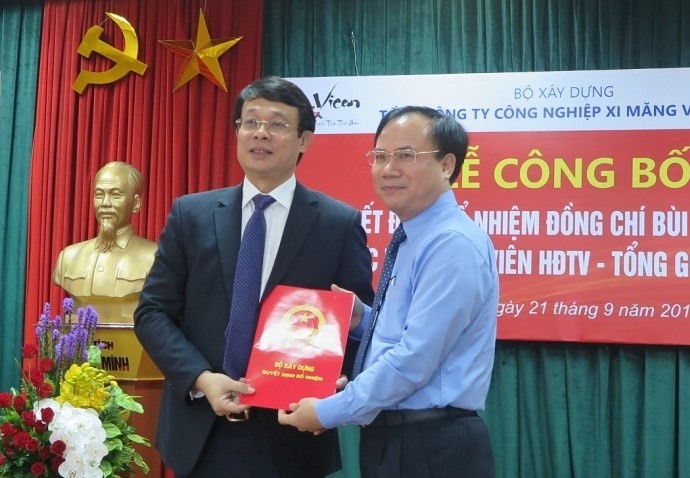 bo nhiem moi tong giam doc tong cong ty cong nghiep xi mang viet nam