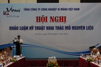 tong cong ty cong nghiep xi mang viet nam to chuc hoi nghi khao luan ky thuat khai thac mo nguyen lieu