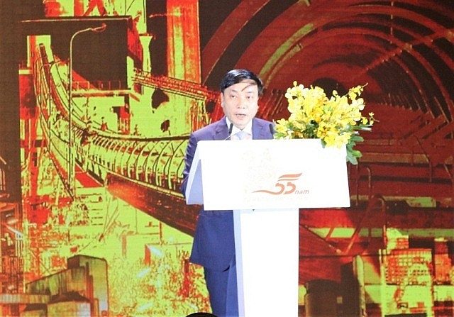 bo truong pham hong ha du le ky niem 55 nam thanh lap xi mang ha tien