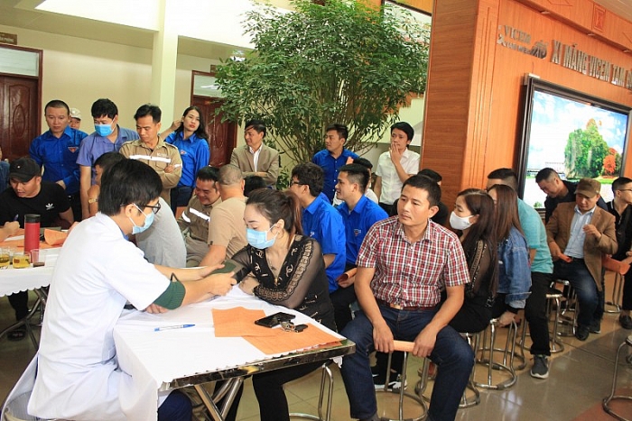 doan thanh nien Kubet tham gia ngay hoi hien mau tinh nguyen