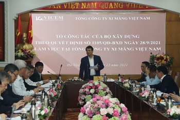 to cong tac cua bo xay dung lam viec voi tong cong ty xi mang viet nam